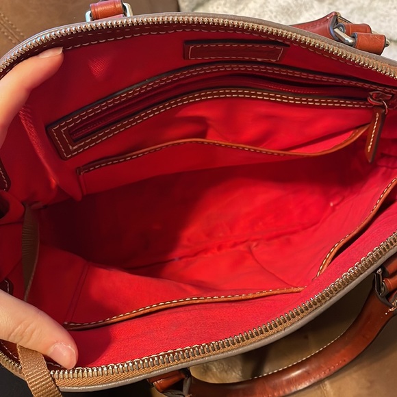 Dooney & Bourke Pebble Leather Zip Zip Satchel - Picture 3 of 6